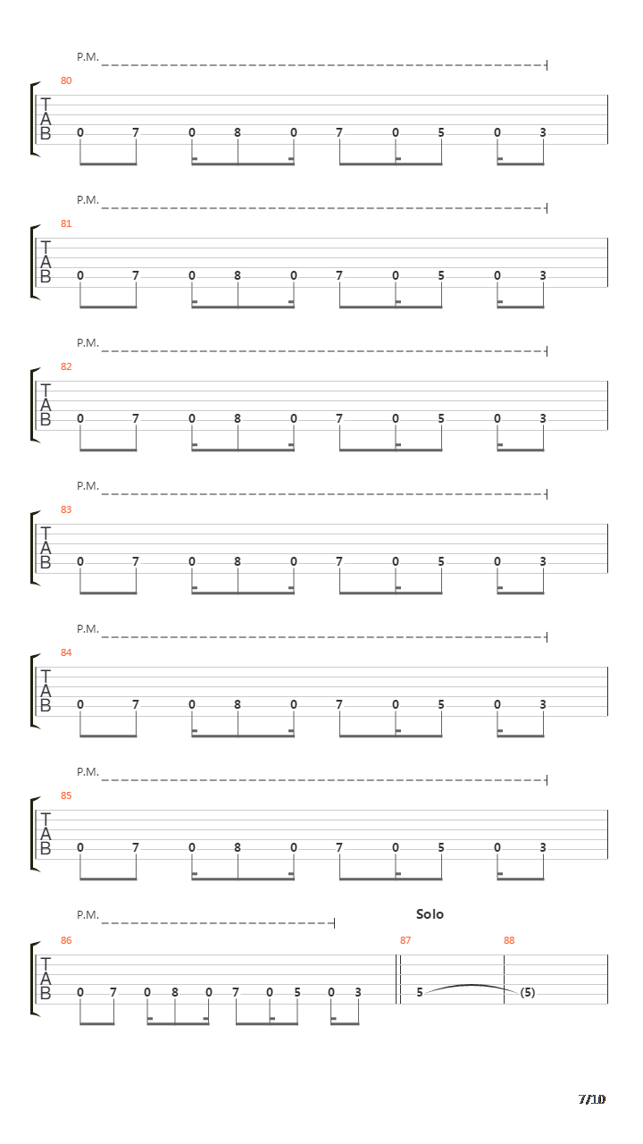 Trainfire吉他谱