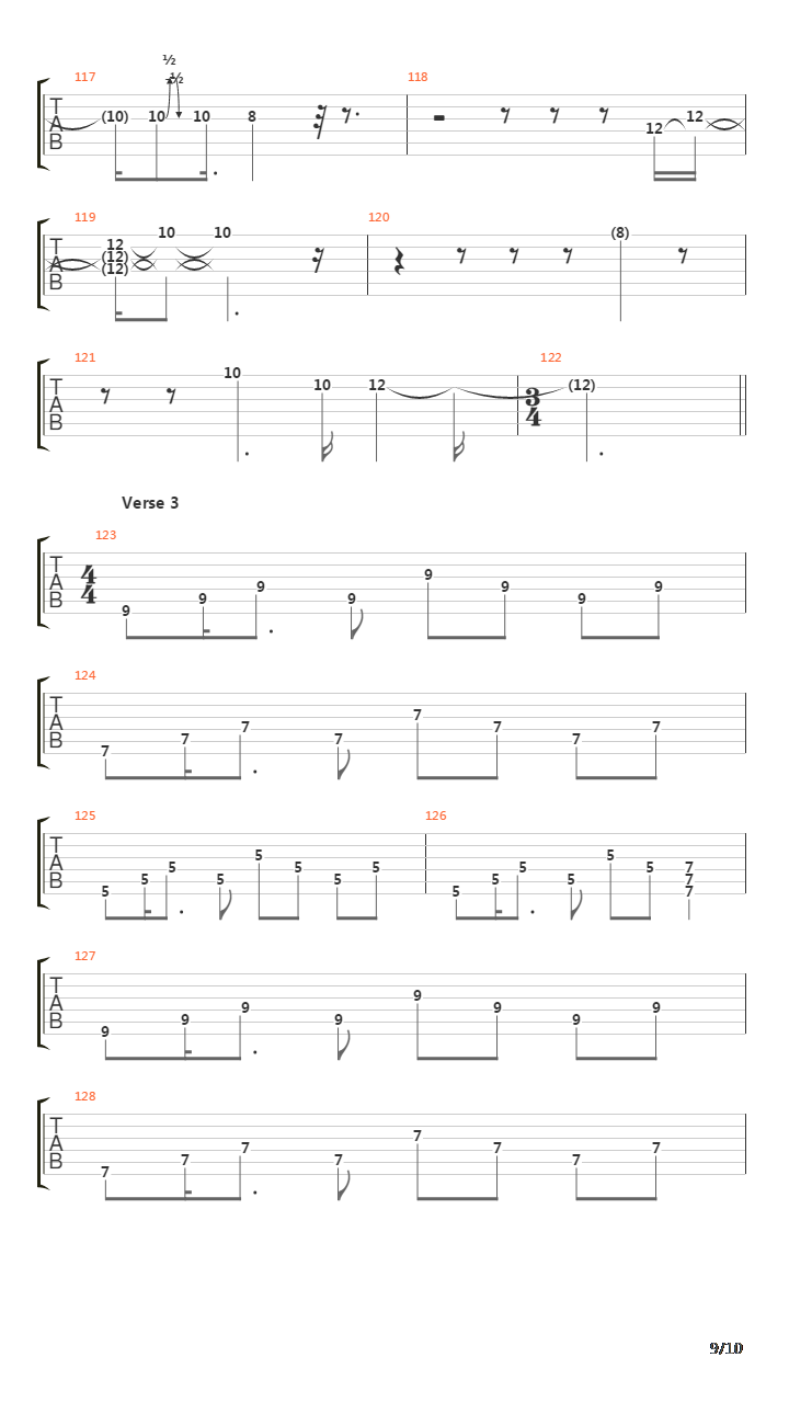 Trainfire吉他谱