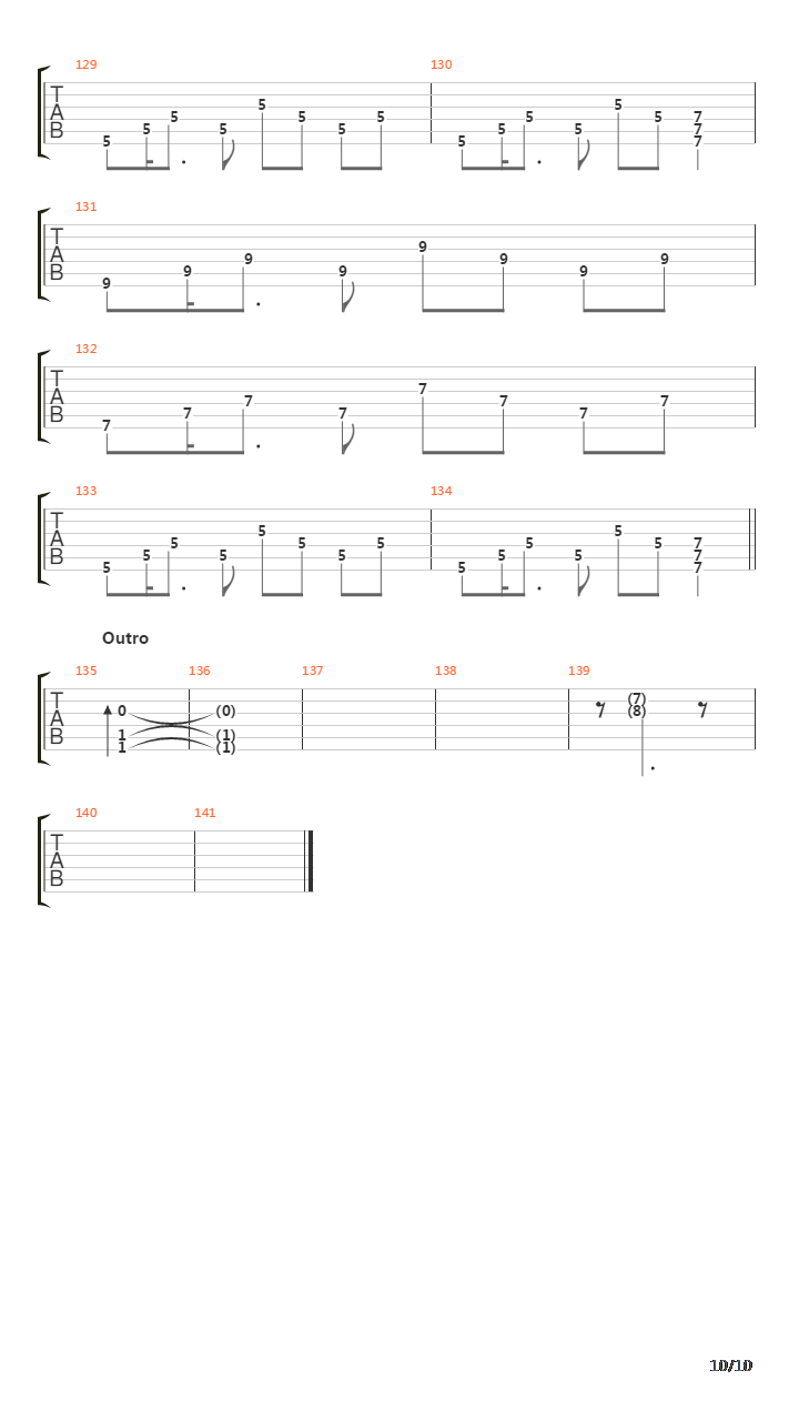 Trainfire吉他谱