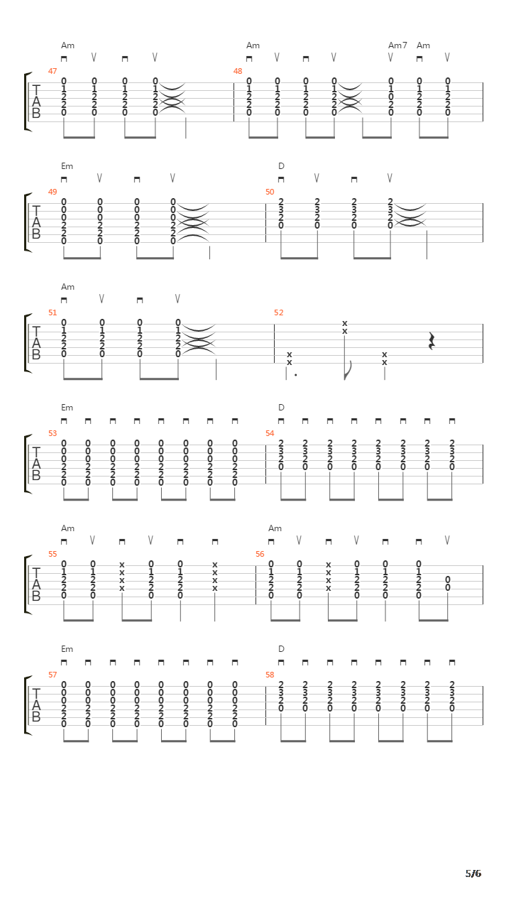 Zusammen吉他谱