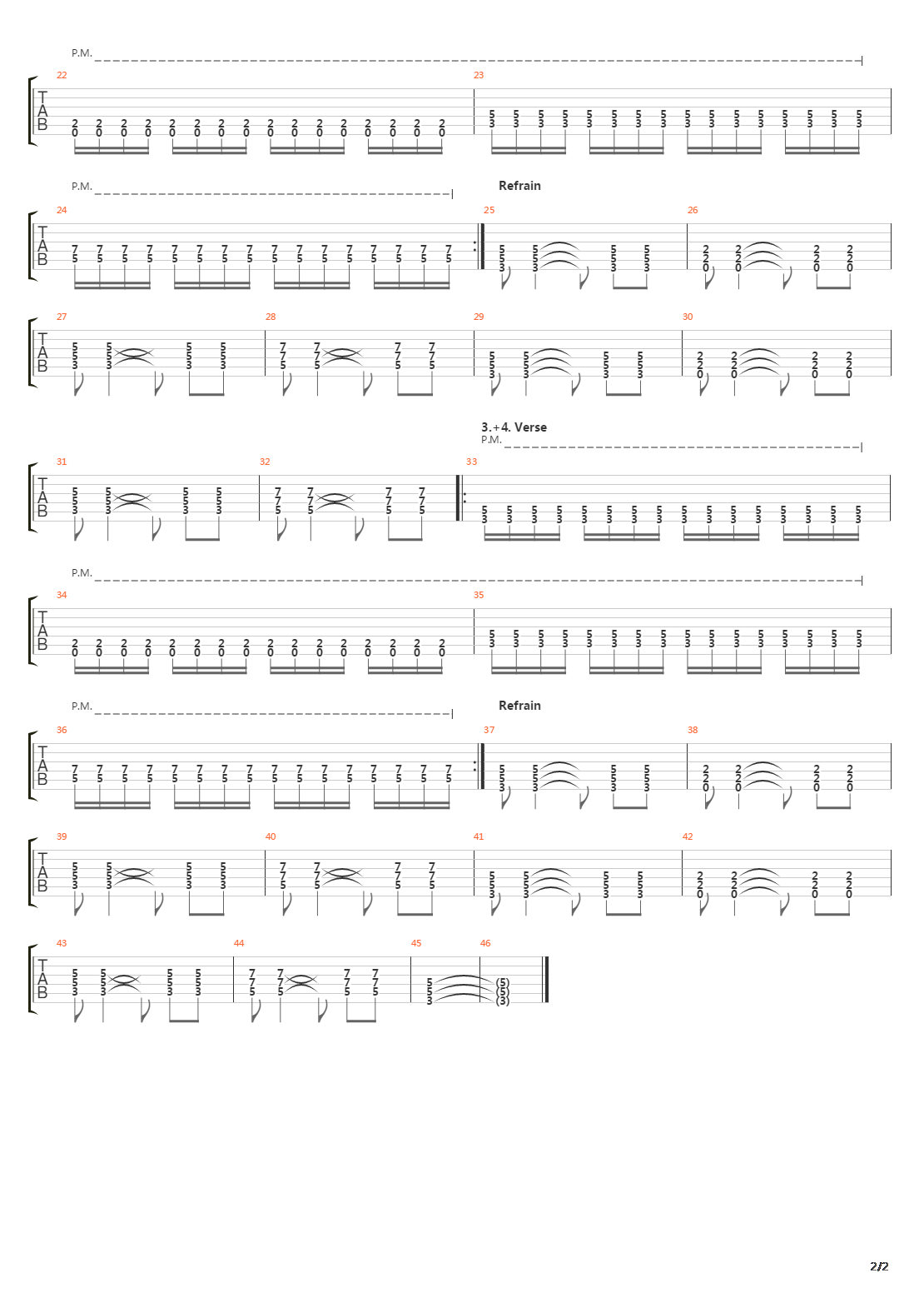 Halbstark吉他谱