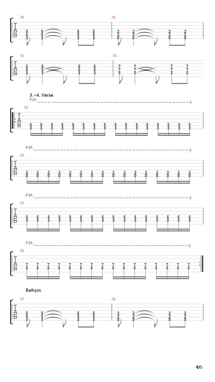Halbstark吉他谱