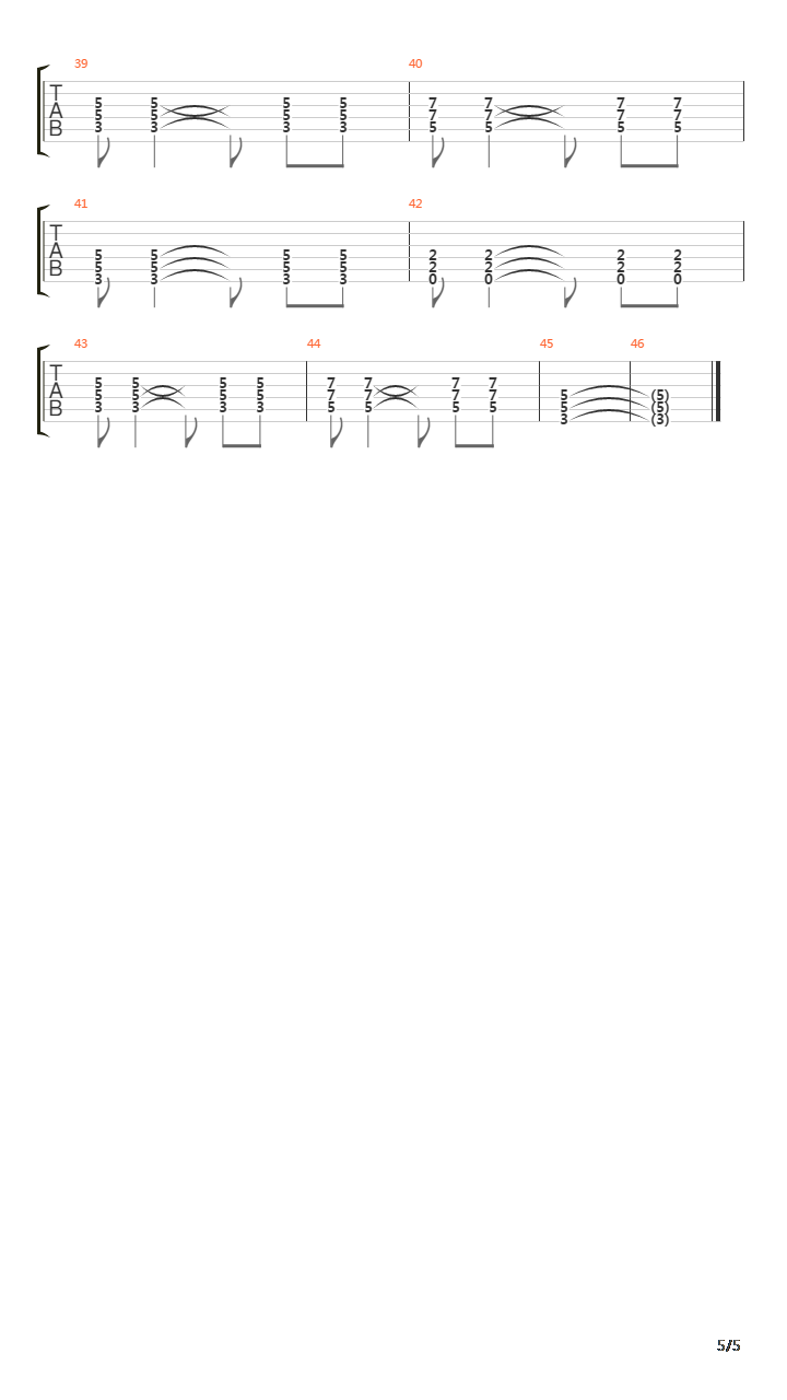 Halbstark吉他谱