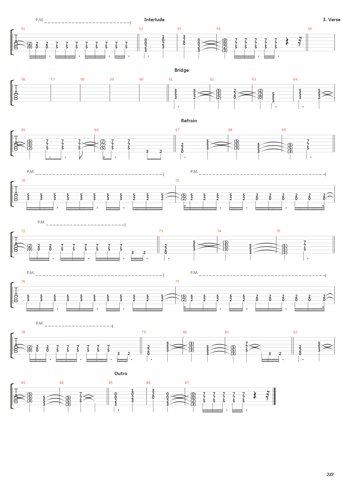 Zahltag吉他谱