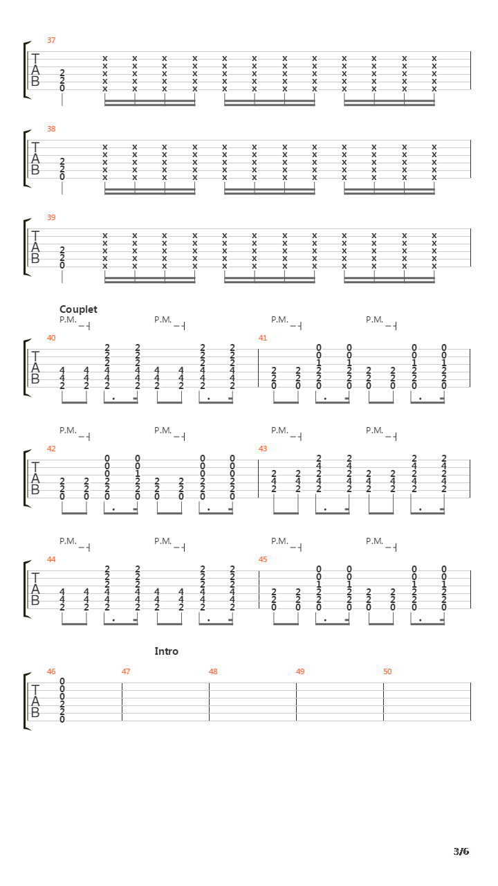 Song For Jedi吉他谱