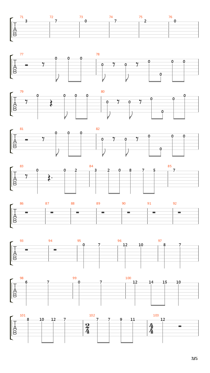 Moskau吉他谱