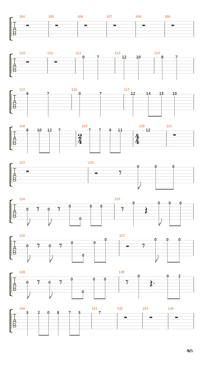 Moskau吉他谱