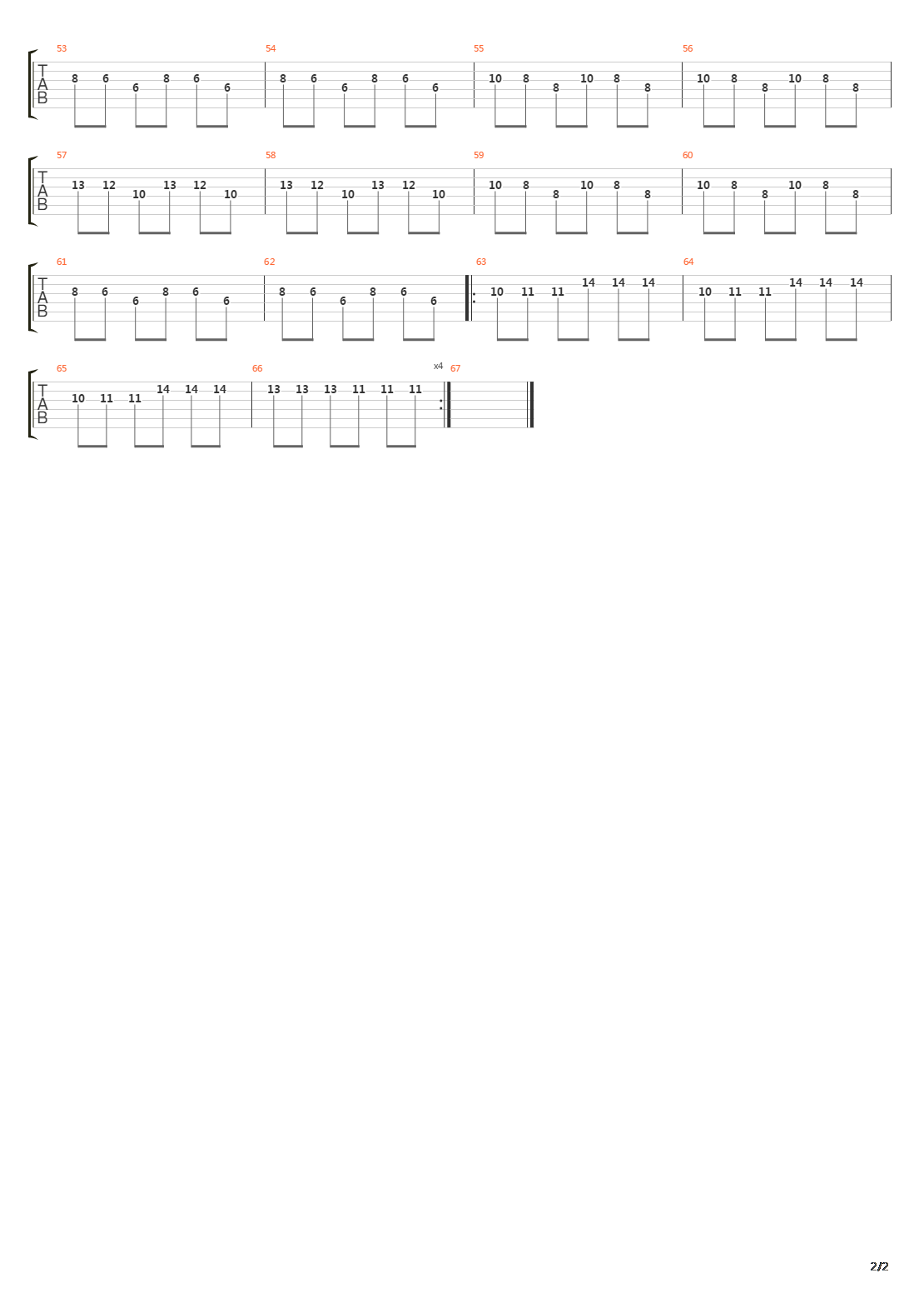 Schlachtbank吉他谱