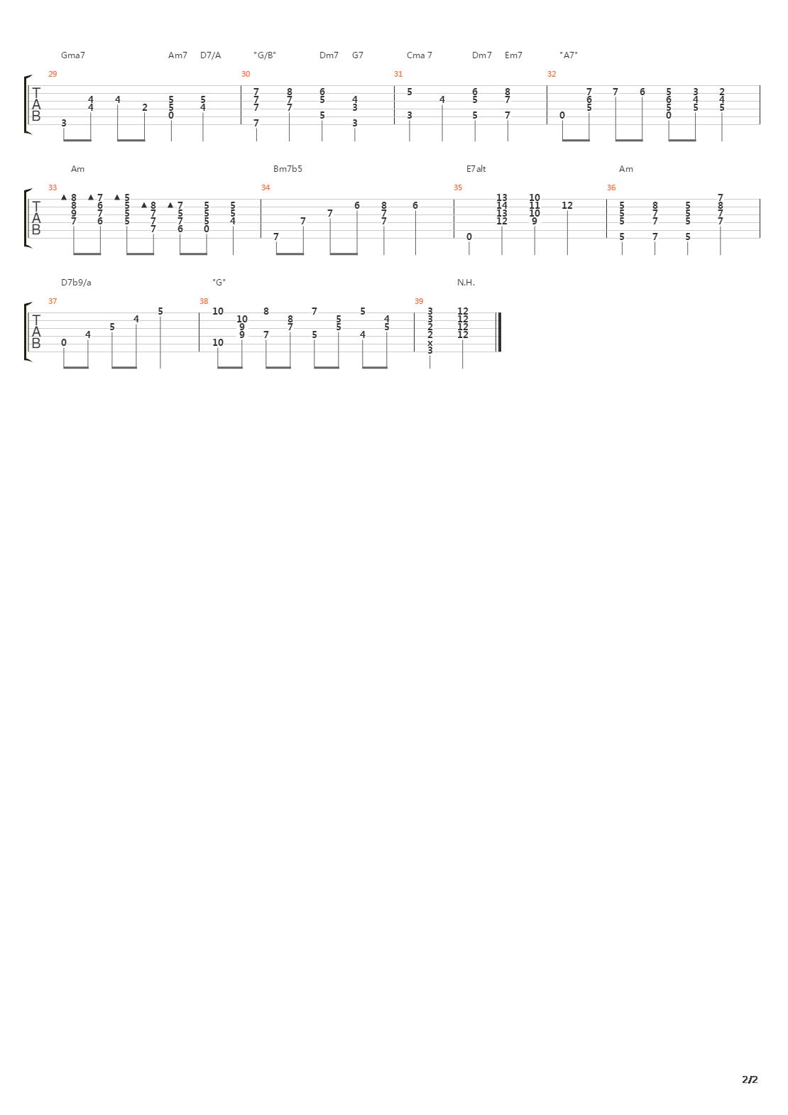 Solitude吉他谱