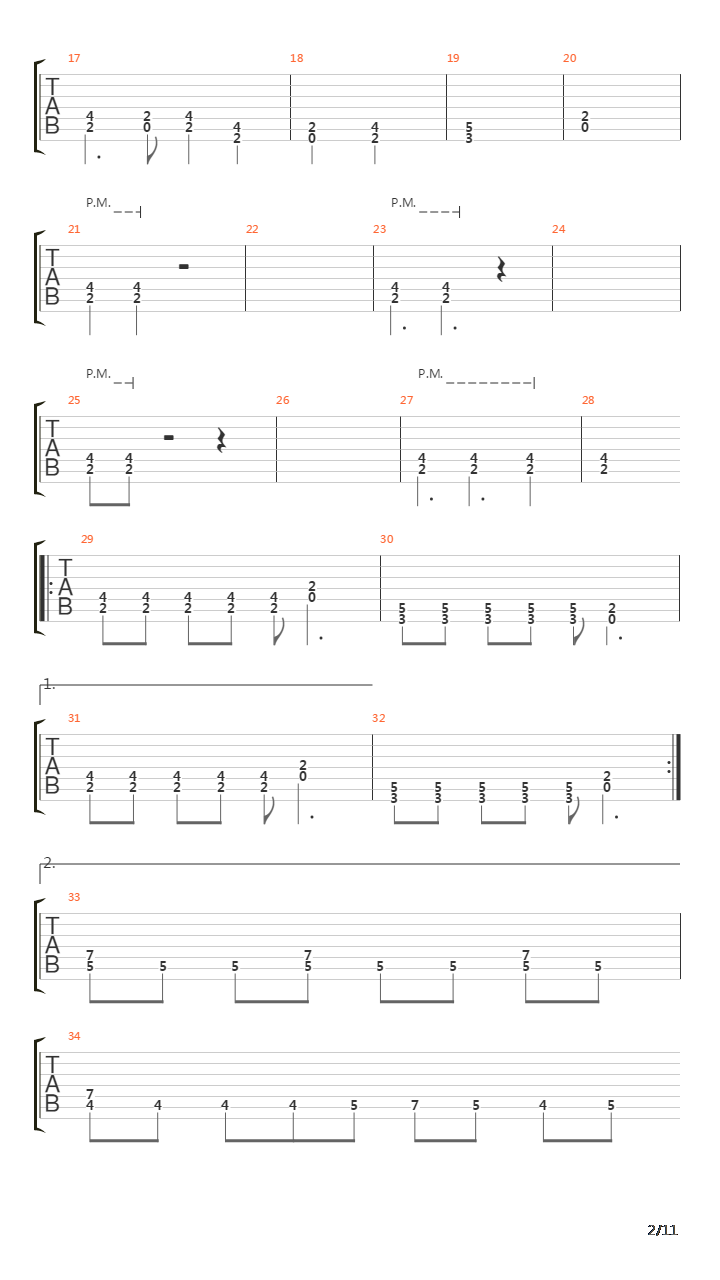 Karawane吉他谱