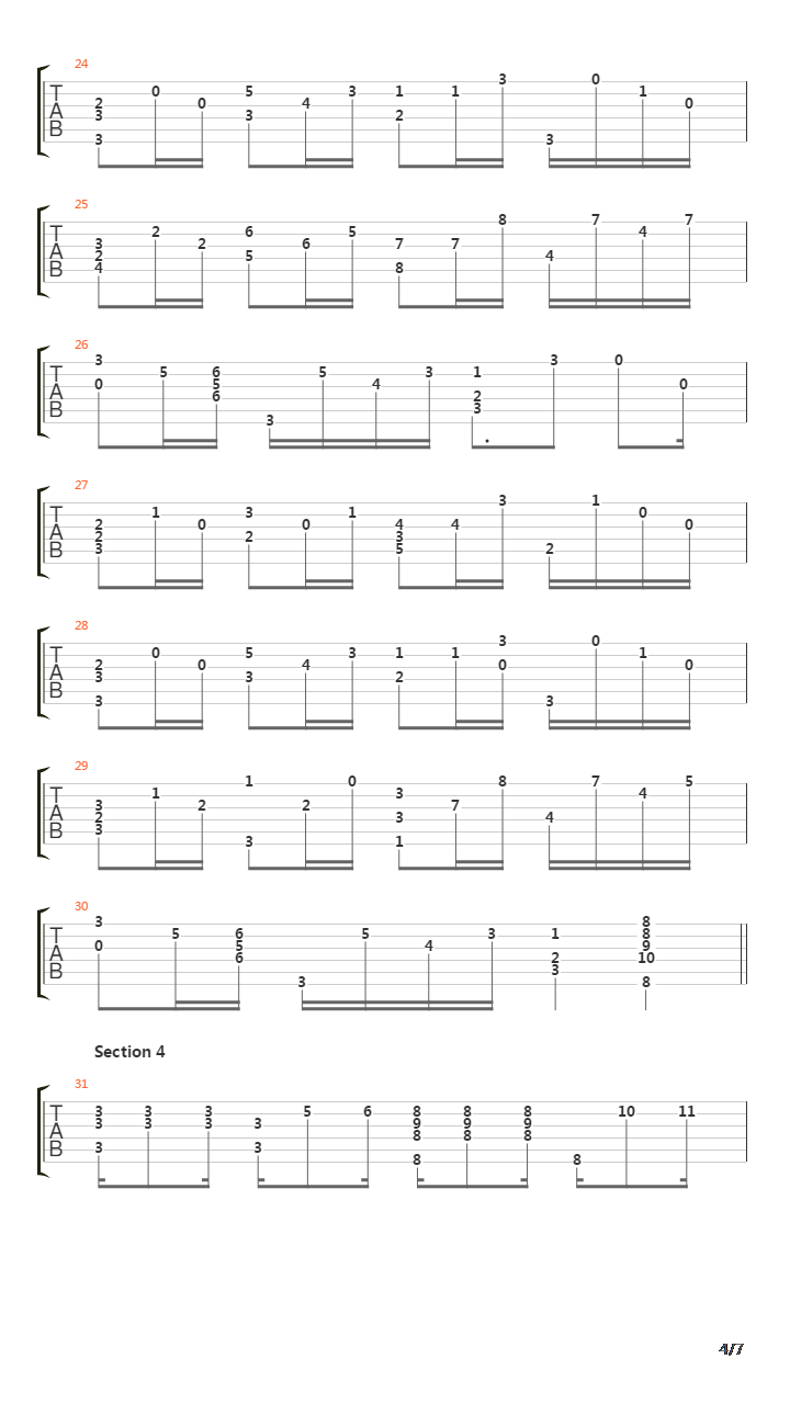 Matuto吉他谱