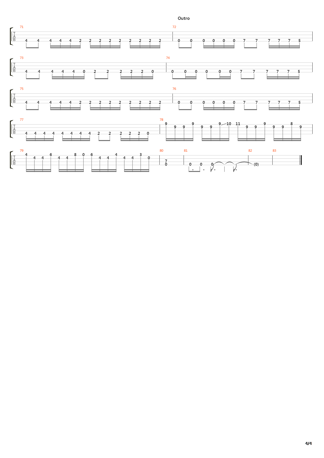 Disconnected吉他谱