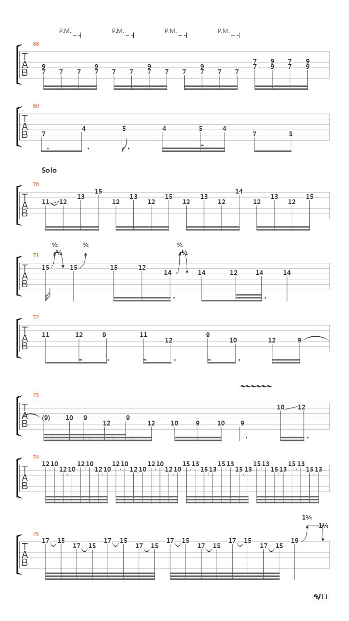 Riding On The Wind吉他谱