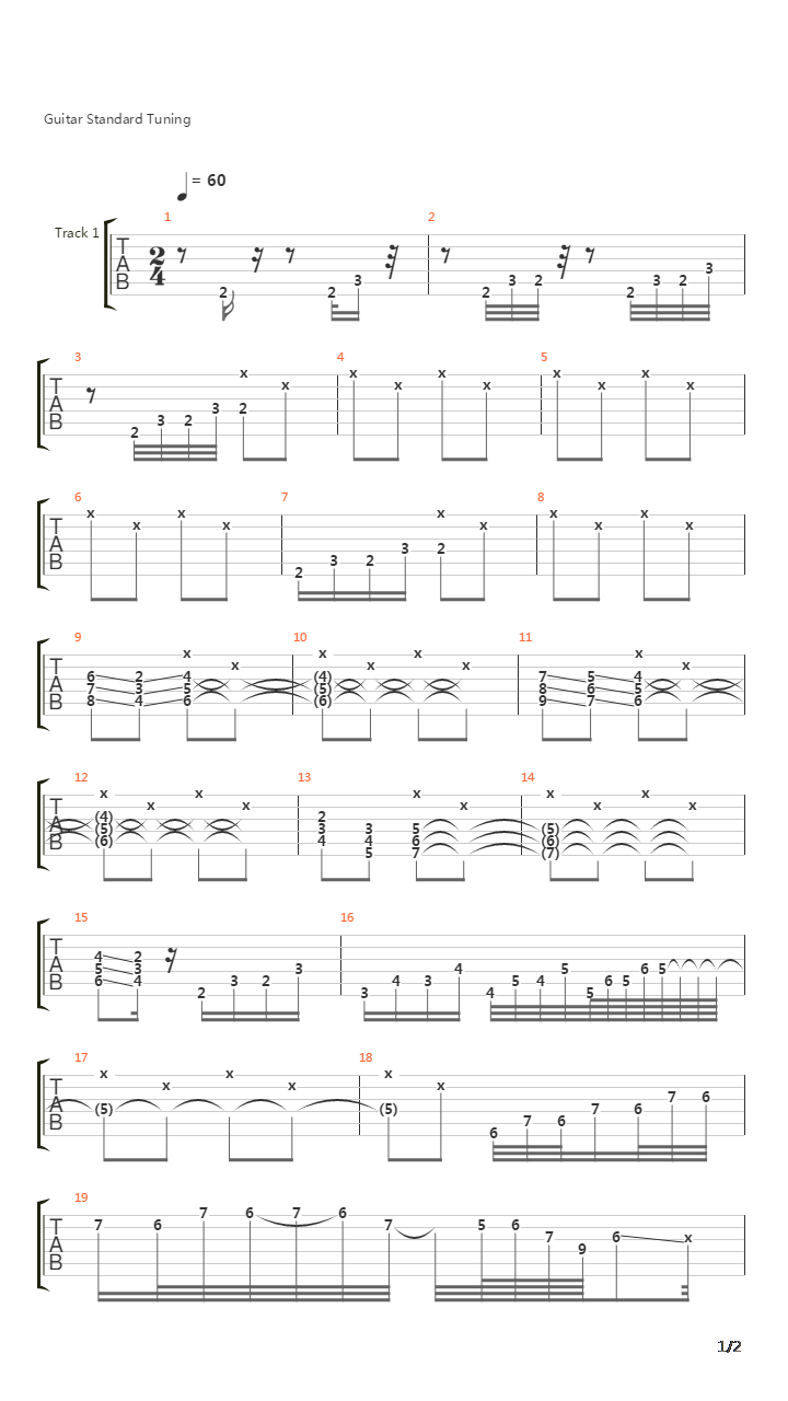 A Laube Du Dernier Jour吉他谱