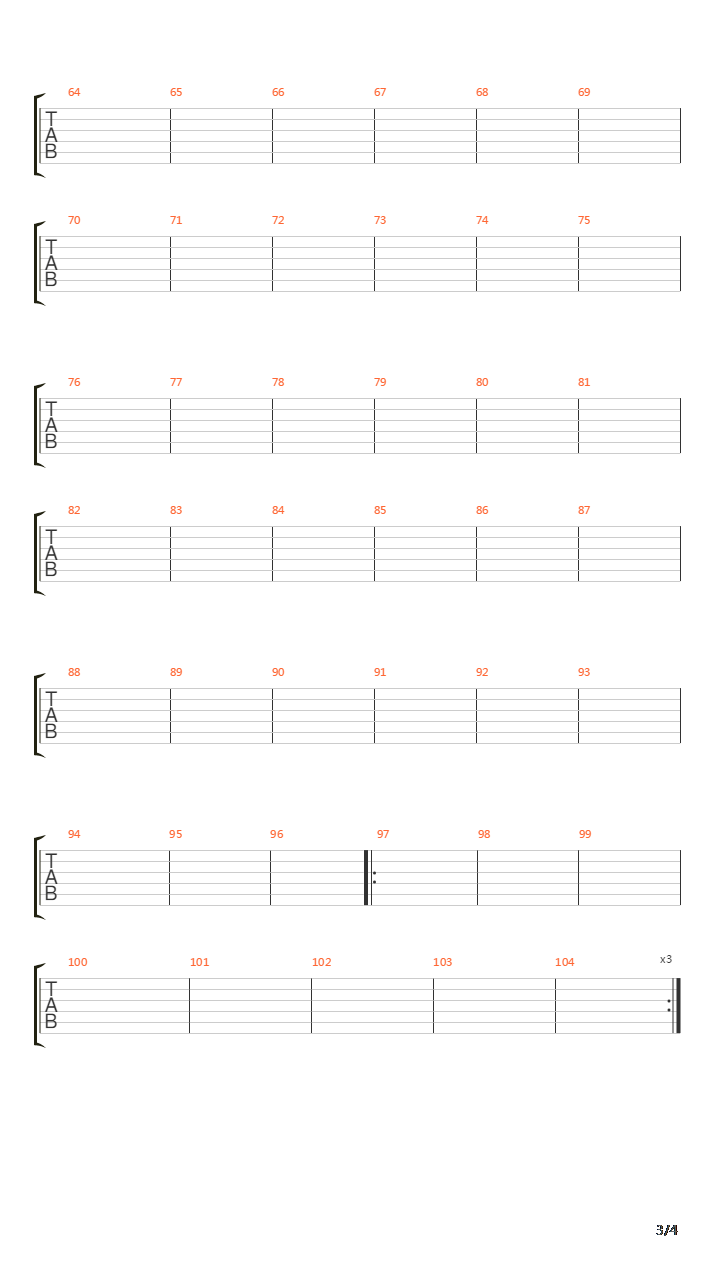 幕布 (The Curtain)吉他谱