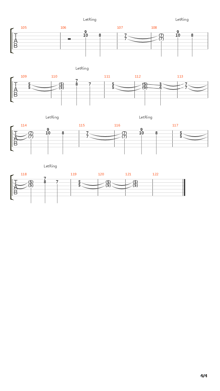 幕布 (The Curtain)吉他谱