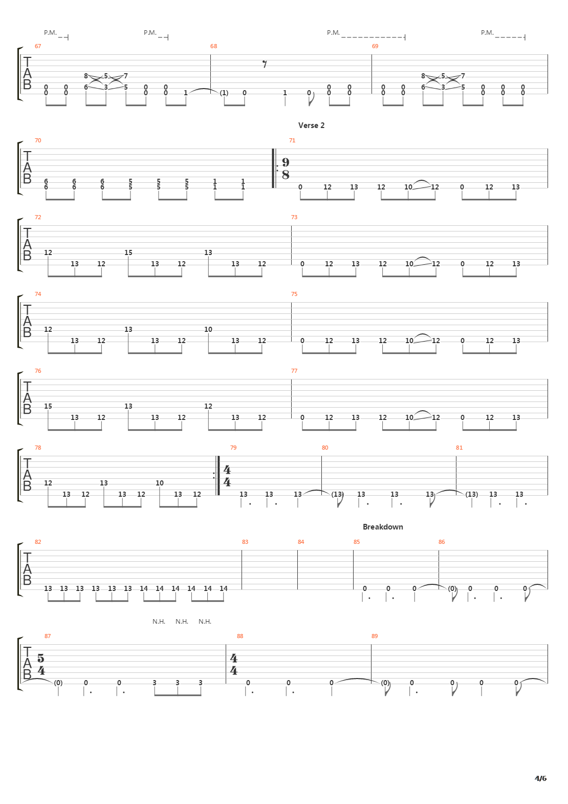 Volenti Non Fit Injuria吉他谱