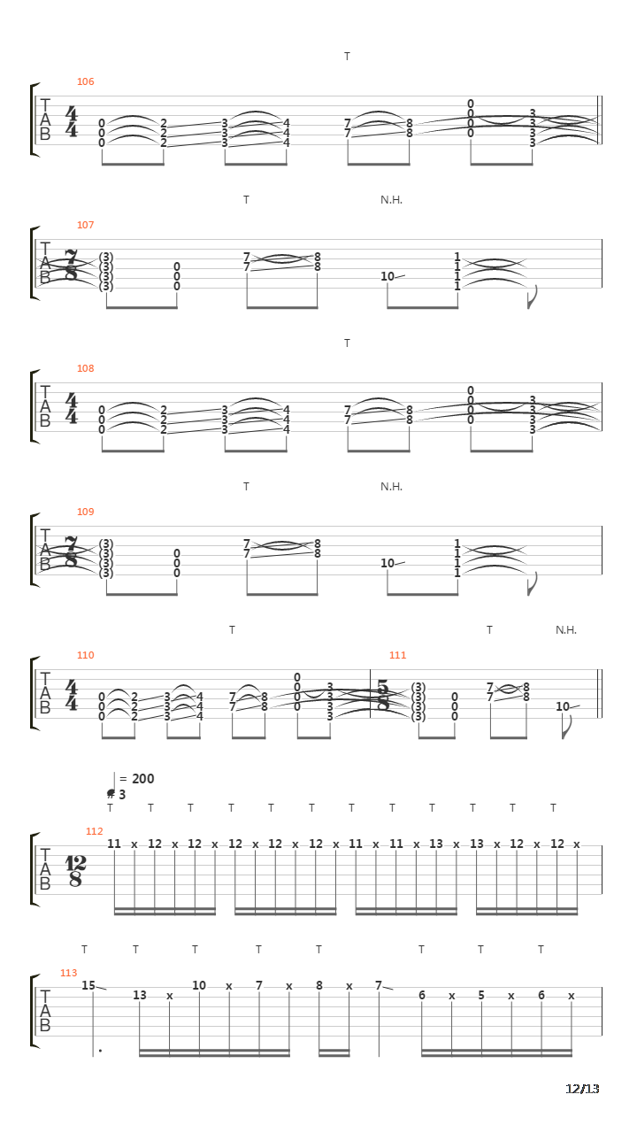 Obscura吉他谱