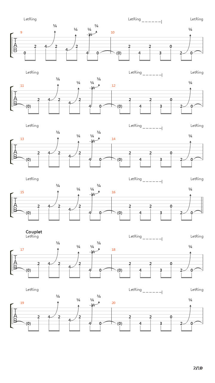 Highway Tune吉他谱