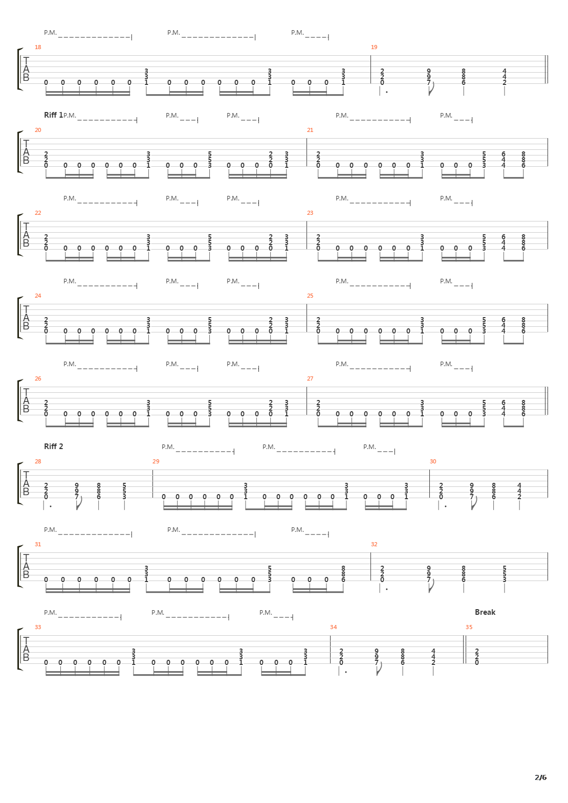 Guadalcanal吉他谱