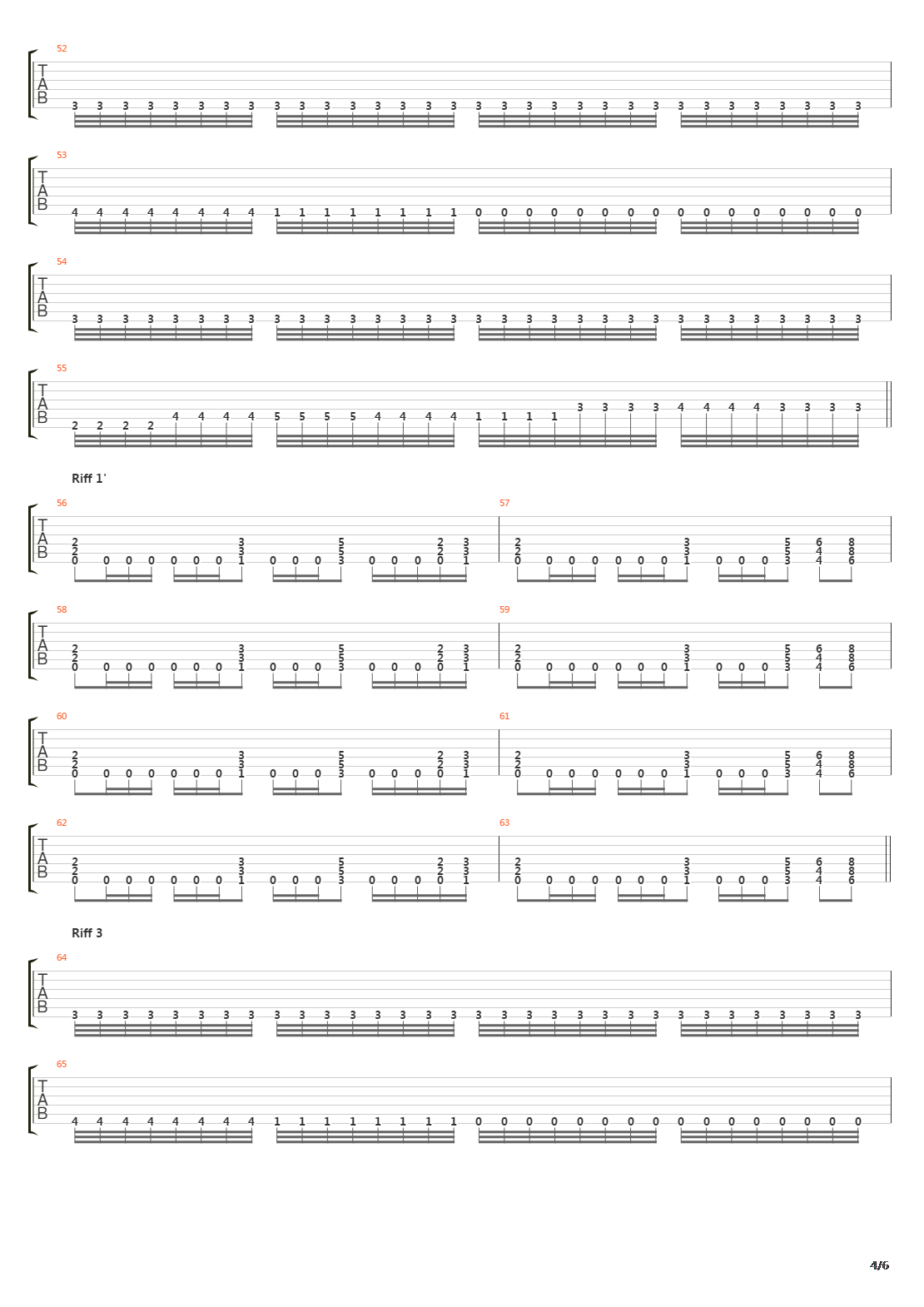 Guadalcanal吉他谱