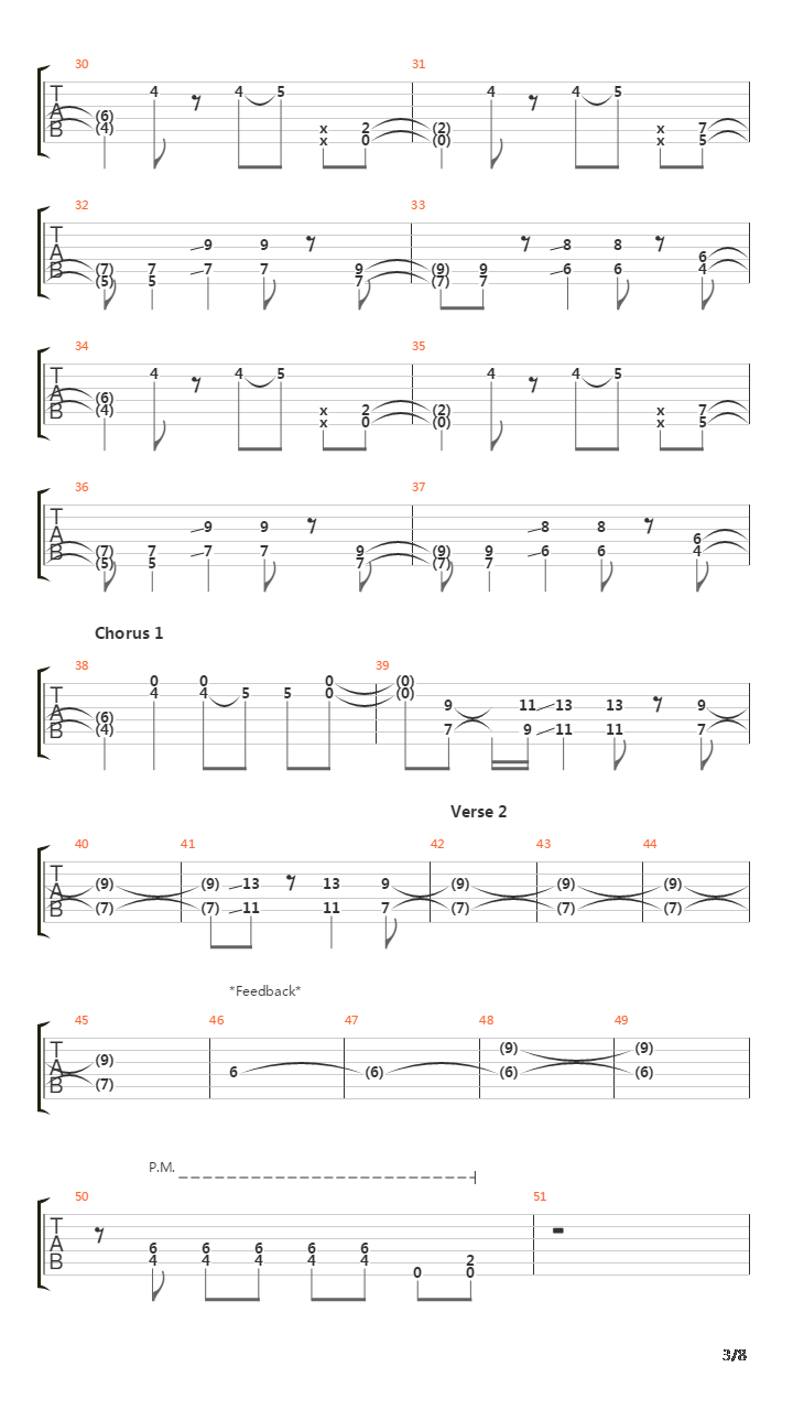 Pens And Needles吉他谱
