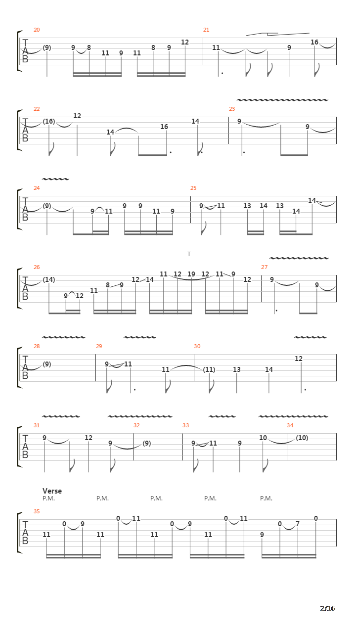 Meridian吉他谱