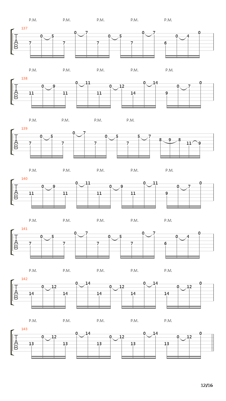 Meridian吉他谱