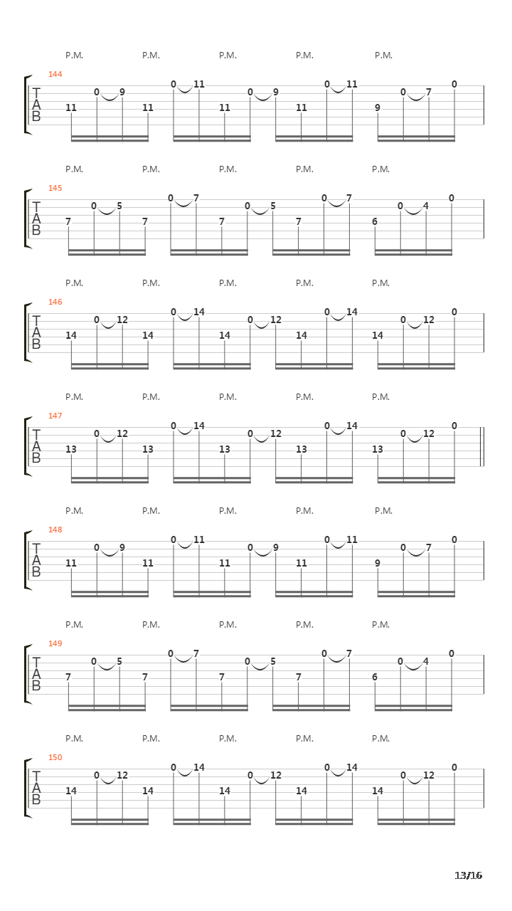 Meridian吉他谱