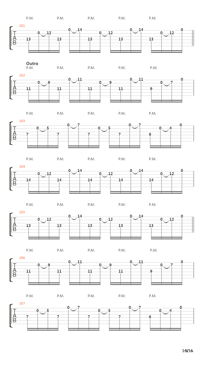 Meridian吉他谱