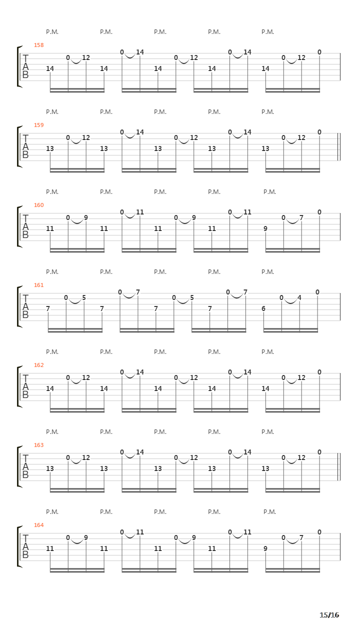 Meridian吉他谱