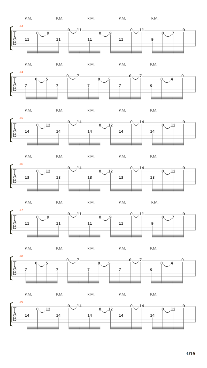 Meridian吉他谱