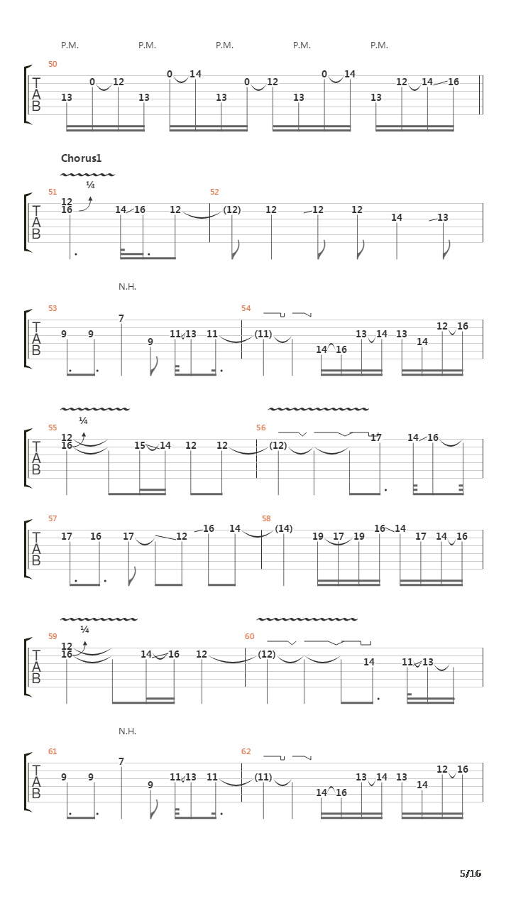 Meridian吉他谱