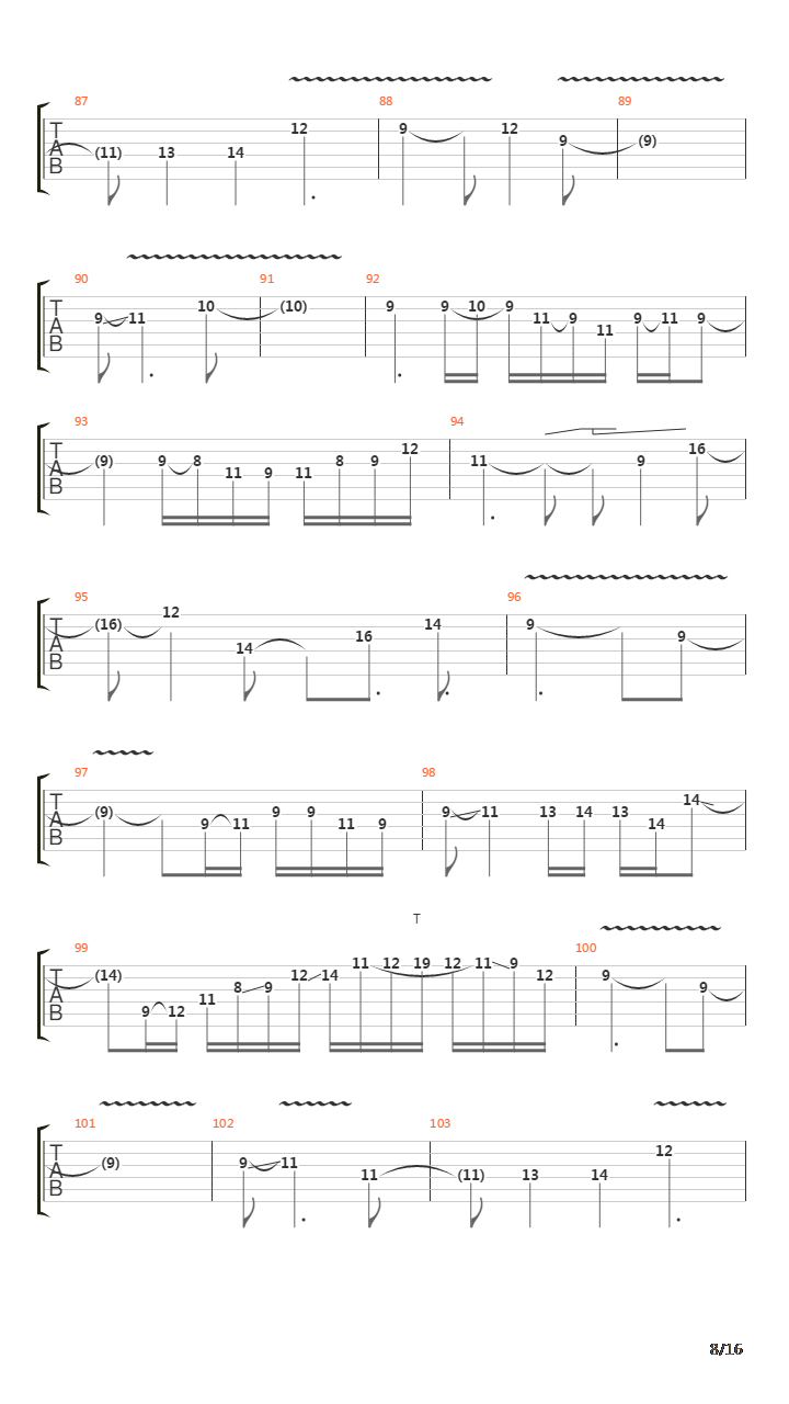 Meridian吉他谱