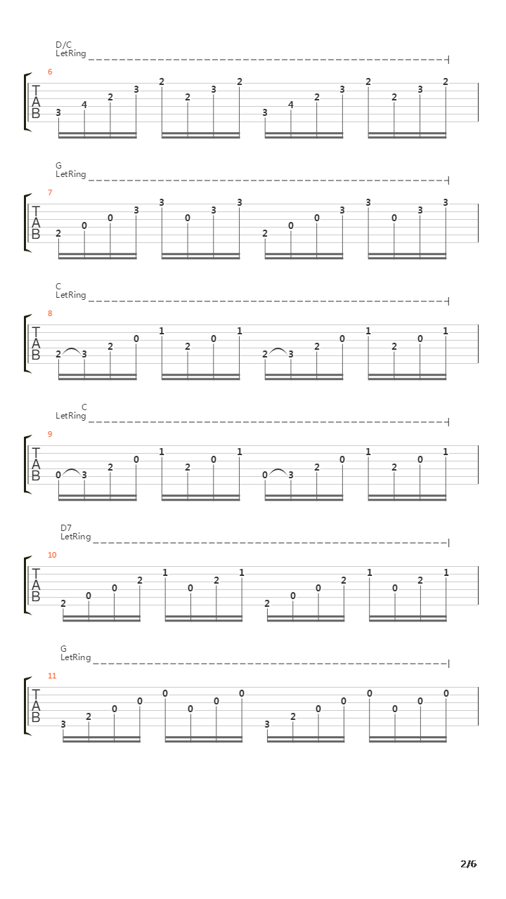 Prelude No1 In C Major Bwv 846吉他谱