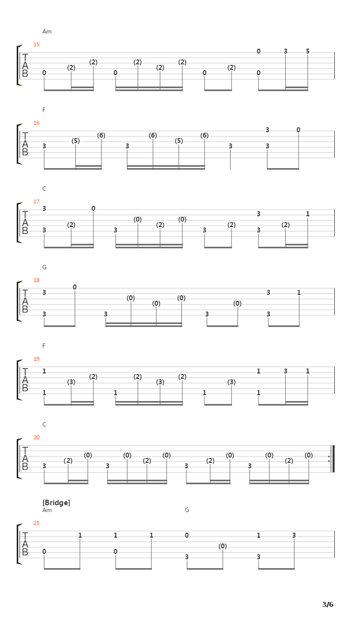 Take Me Home Country Roads吉他谱