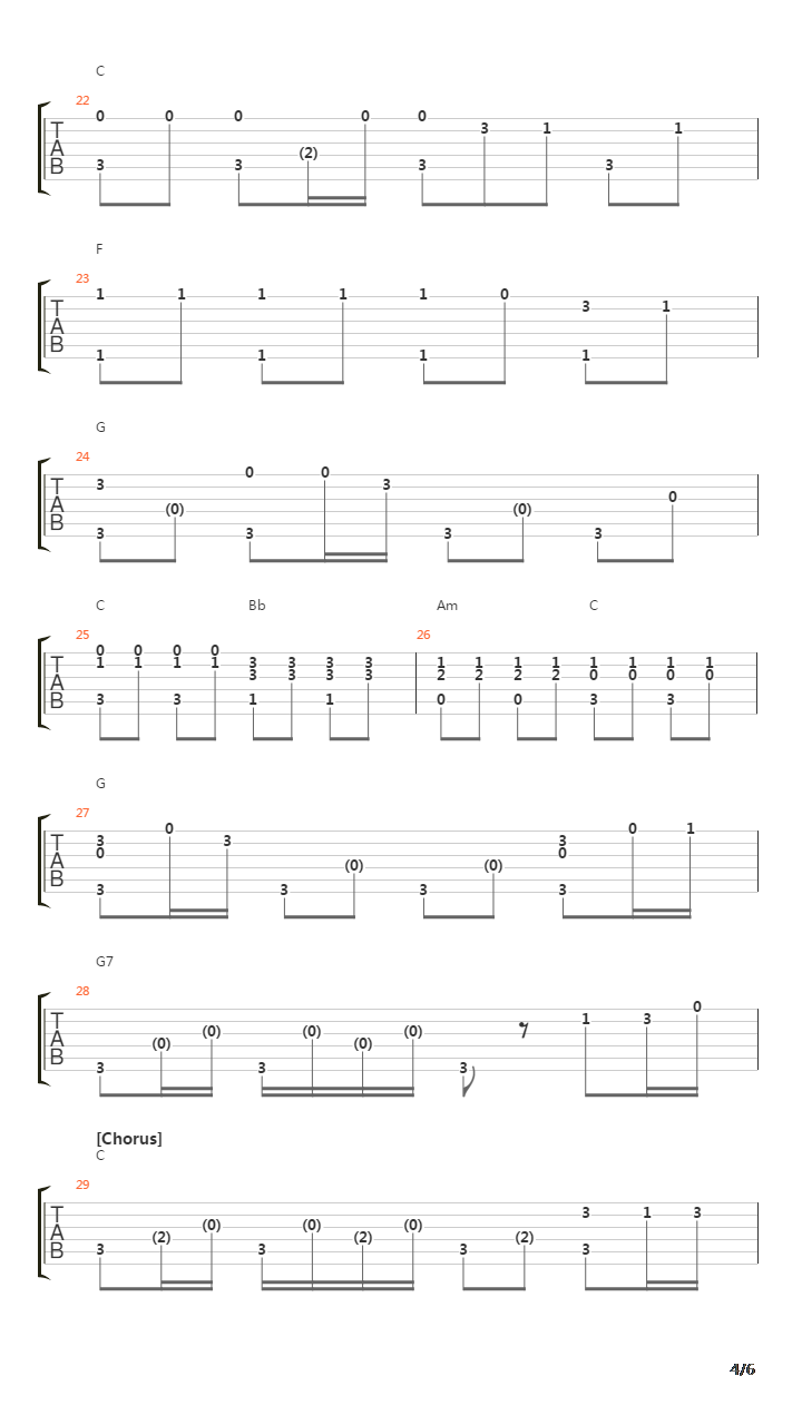 Take Me Home Country Roads吉他谱