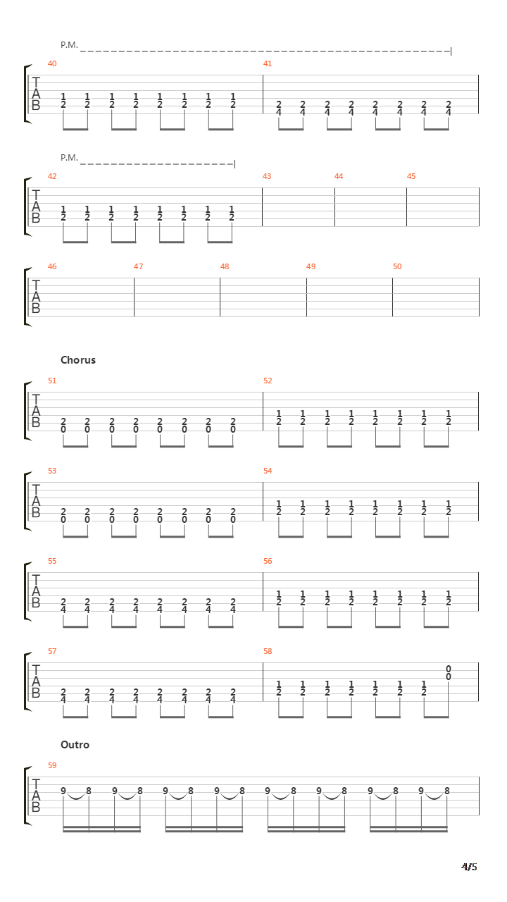 Constant Headache吉他谱