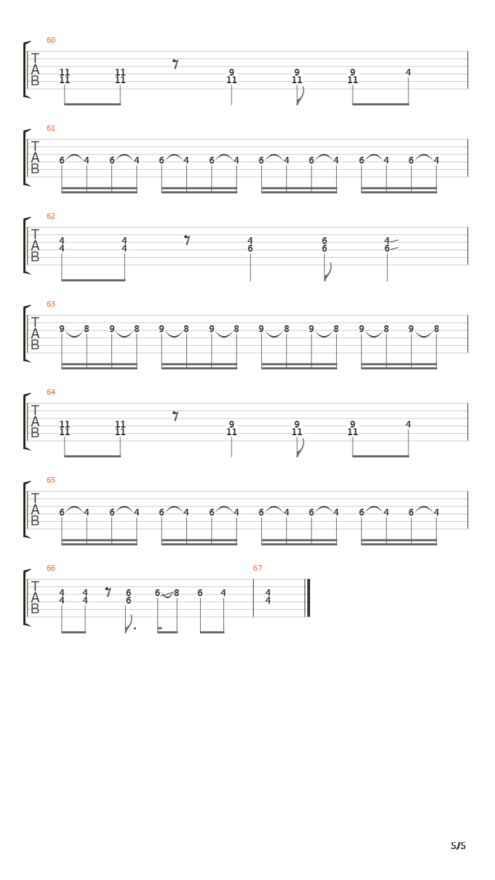 Constant Headache吉他谱