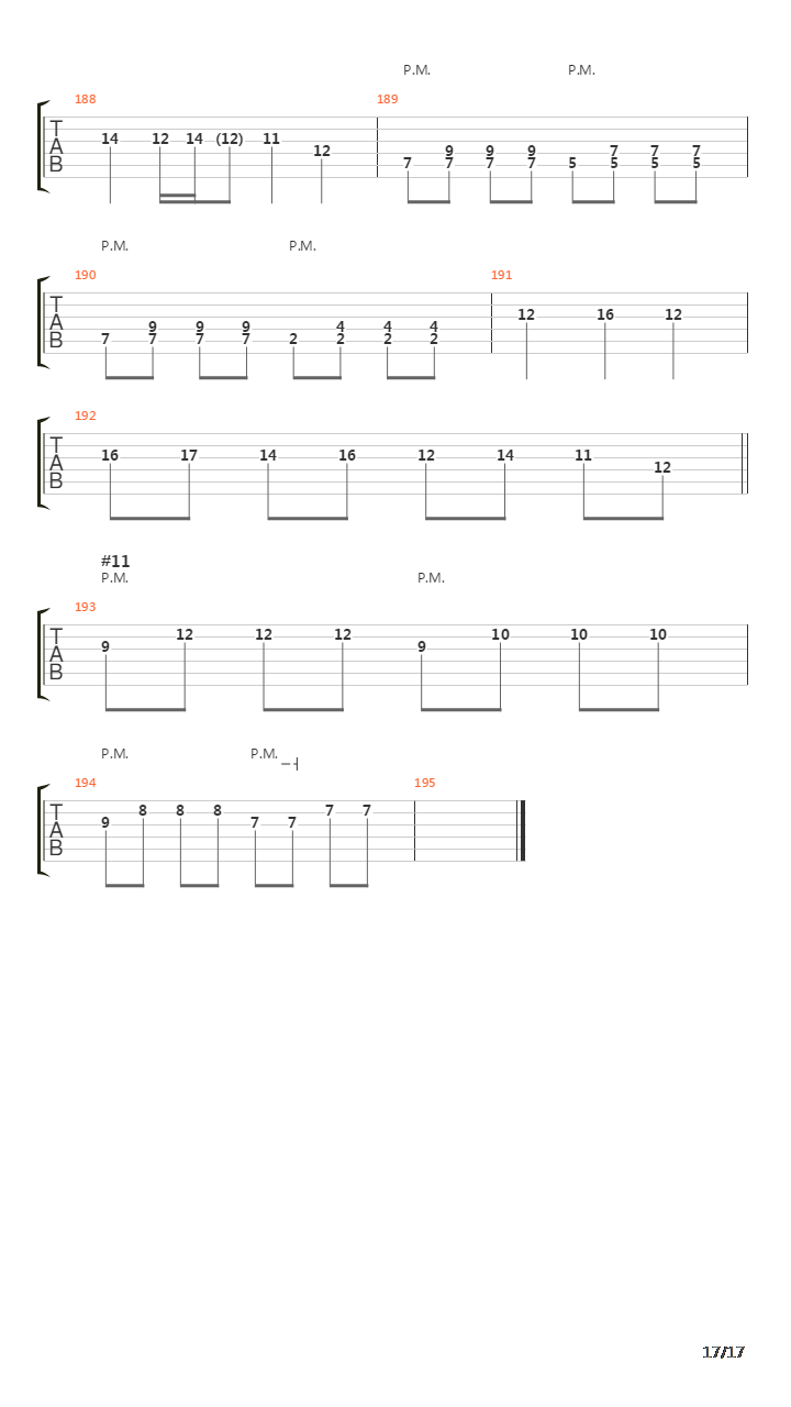 Through The Shallow Waters吉他谱