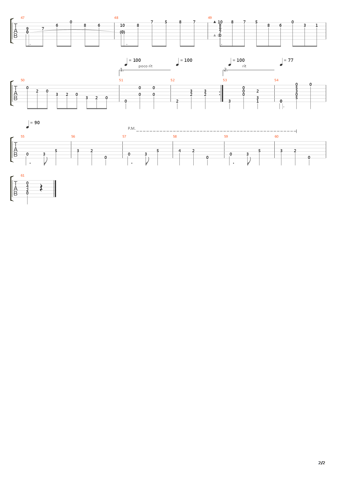 Pavane For Pancho吉他谱