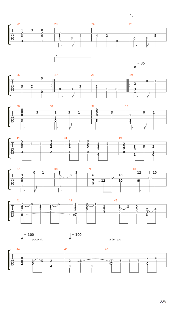 Pavane For Pancho吉他谱