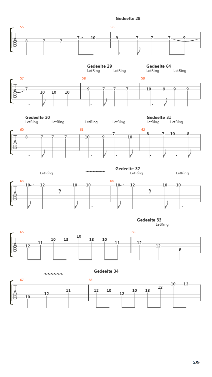 Ode To Joy吉他谱