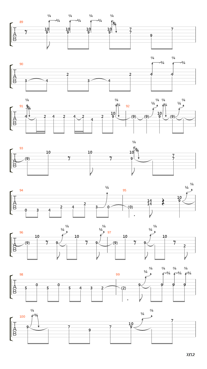 Gimme Three Steps吉他谱