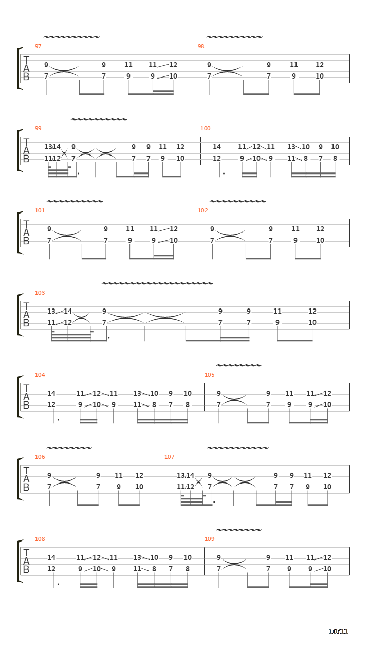 Fuel吉他谱