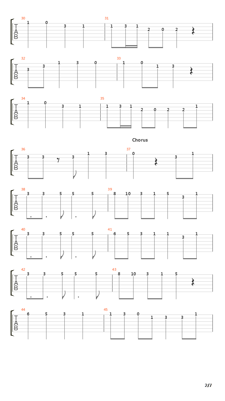 Senbonzakura吉他谱