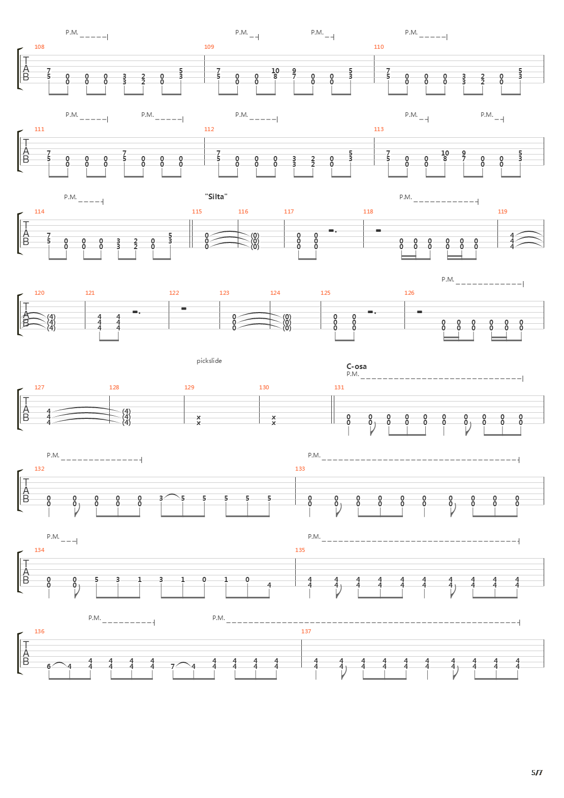 Hirtehinen吉他谱