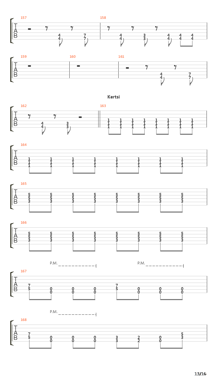 Hirtehinen吉他谱