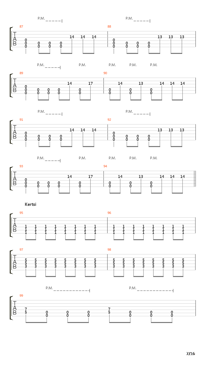 Hirtehinen吉他谱