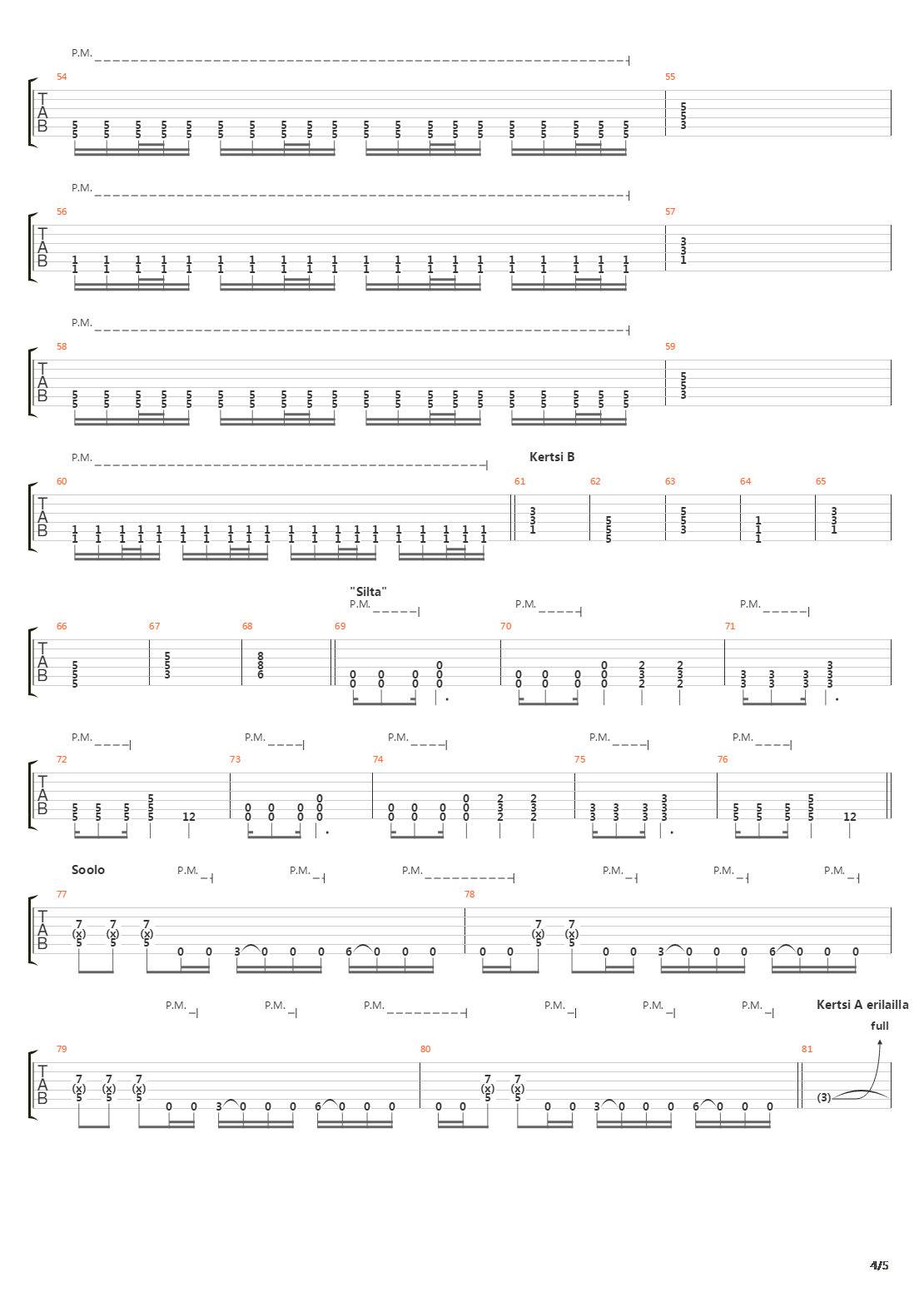 Lahja吉他谱